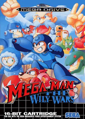 Mega Man - The Wily Wars (Europe) box cover front